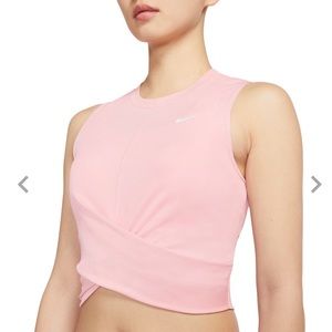 Nike Women's Dri-FIT Cropped Twist Training Tank Top